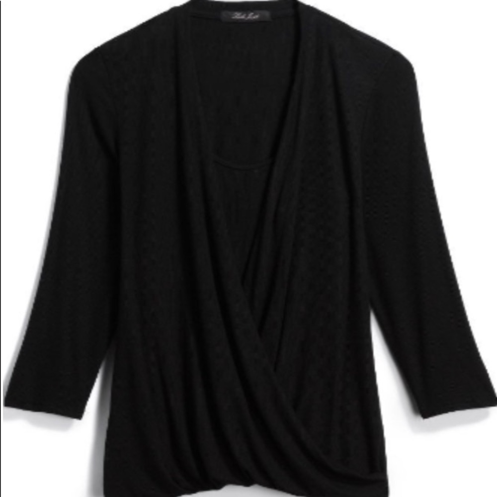 Laila Jayde Dorsi front drape top